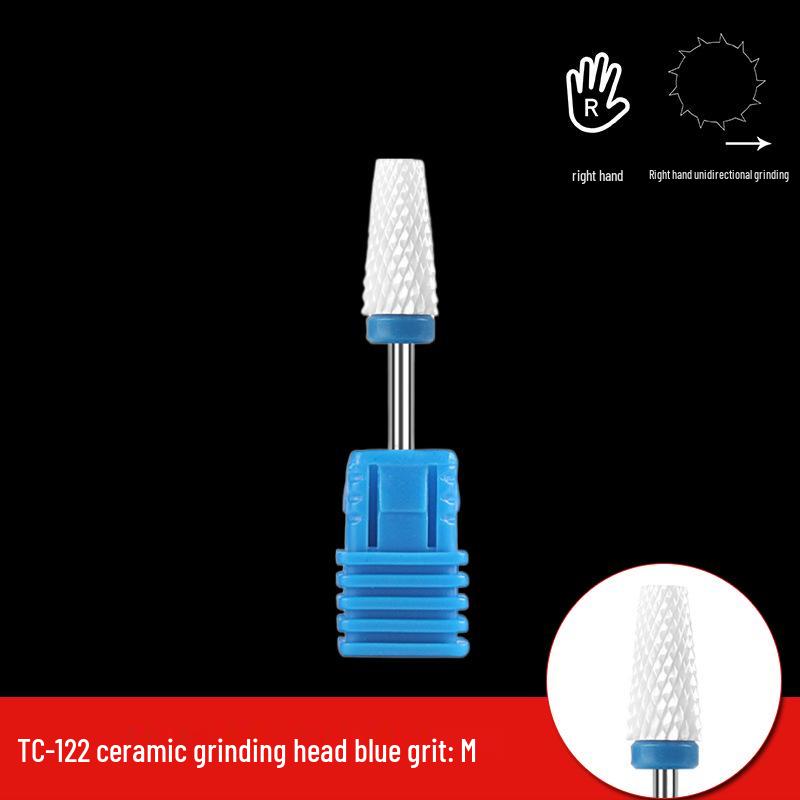 Single Bullet-Shaped Ceramic Nail Grinding Head 2.35