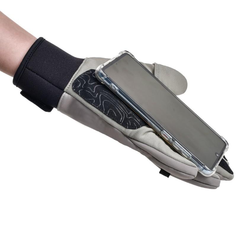 Winter-Angelhandschuhe Magnetisch Innenfutter Fleece Warm Rutschfest Verschleißfest 3-Finger-Schnitt Angeln