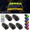 Solar Powered Cab Lights Cab Marker Roof 16LED Light F150 For Dodge RAM Lamp For Pickup Truck Roof Mouse Light For Car
