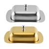 European Style Stainless Steel Butter and Cheese Box for Western Cuisine
