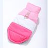 Fashion Winter Dog Warm Clothes Thickened Waterproof Dog Vest Coat With R-ing Windproof Dog Hiking Jacket for Small Medium Dog