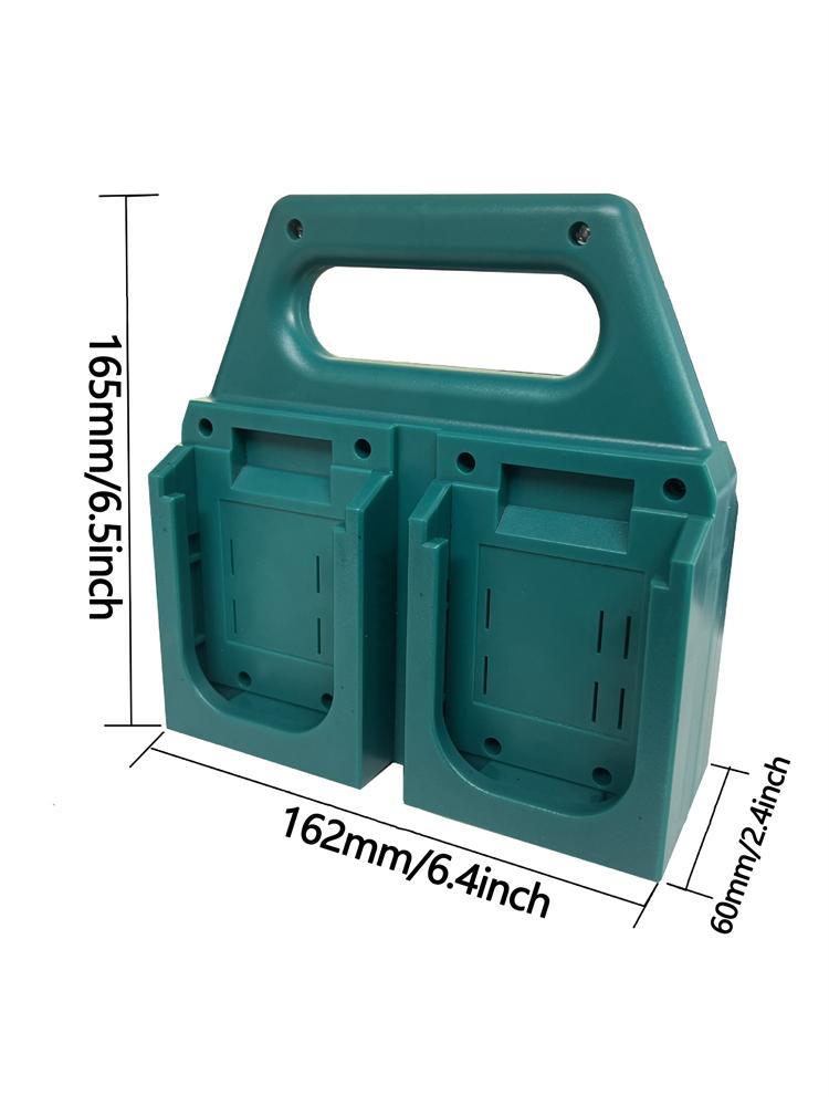 Portable Battery Storage Rack for Makita 18V Lithium Battery BL1860 BL1830 Holds 4 Batteries Holder Bracket Electric Power Tool