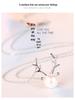 S925 Silver Antler Pearl Necklace - High-End Women's Fashion Clavicle Chain, Christmas Accessory