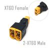 Plastic Plug Connector DIY Accessories XT60 Female To XT60 Male RC Parts Converter Connector Replacement for Lithium Battery ESC