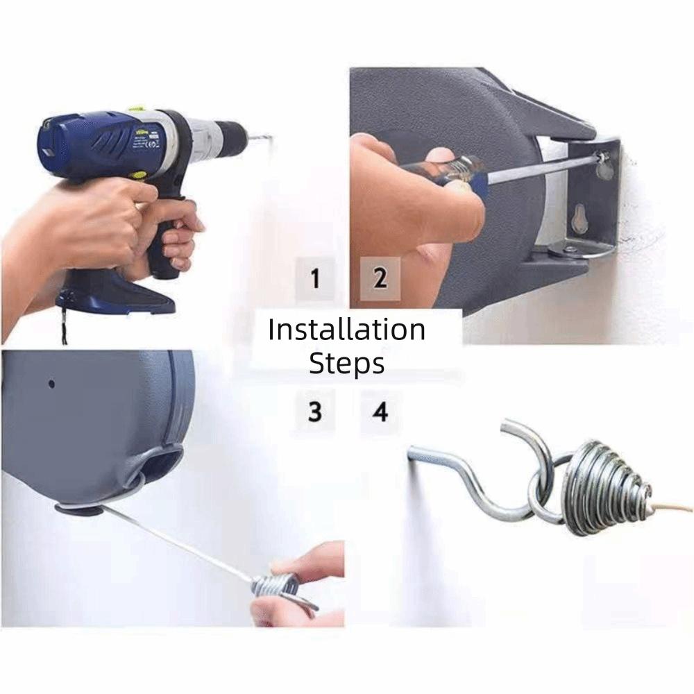 Stretchable Retractable Clothesline Telescopic Heavy Duty Clothesline Laundry Line Indoor