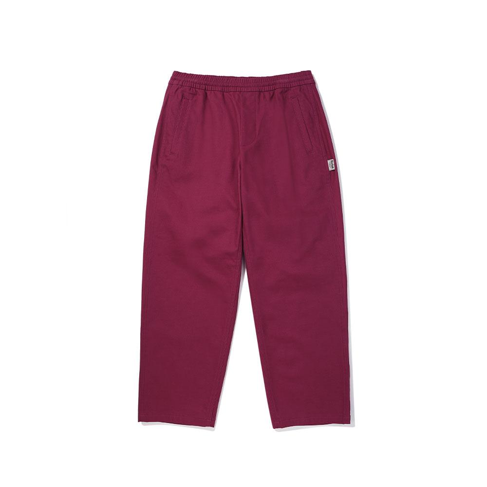 KODAK Warm Cotton Semi-Over Tapered Easy Pants Purple