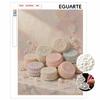 Pastel Pearl Macaron Diamond Painting Art Kit DIY Gemstone Beading Craft Kit Home Wall Decoration
