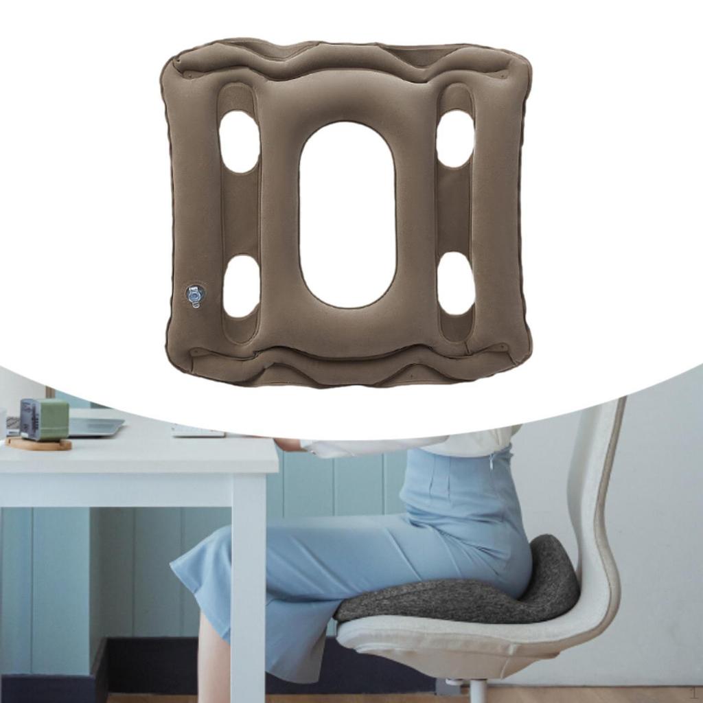 Inflatable Donut Cushion Innovative Lightweight Portable Seat Pad for Stadium Postpartum Camping