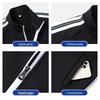 ROMON Men's Sport Stand-Collar Striped Jacket