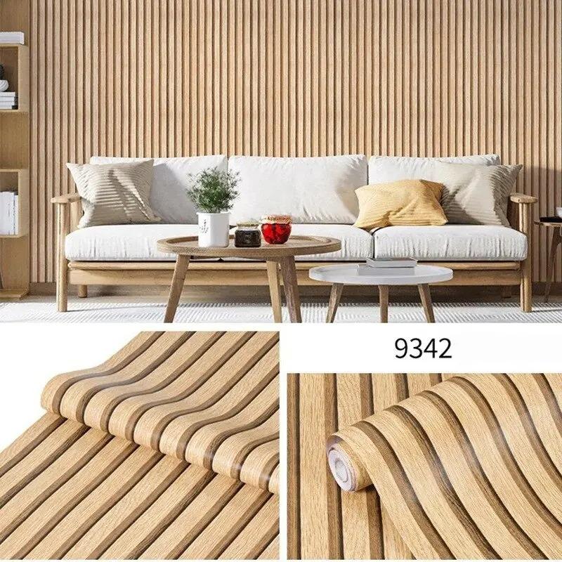 45CM self-adhesive wallpaper DIY grid background wall self-adhesive bedroom living room waterproof wall sticker home decoration