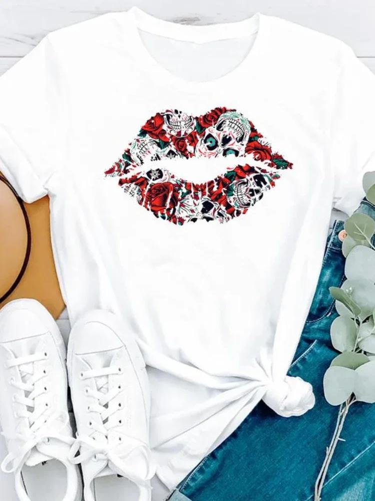 Leopard Love Heart Print Women T Shirt Short Sleeve O Neck Loose Women Tshirt Ladies Fashion Tee Shirt Tops Camisetas Mujer