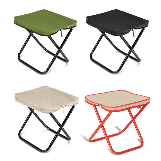 Mini Folding Stool with Carry Bag Portable Lightweight Heavy Duty Outdoor Camping Backpacking Beach Picnic Fishing Collapsible Chair Seat