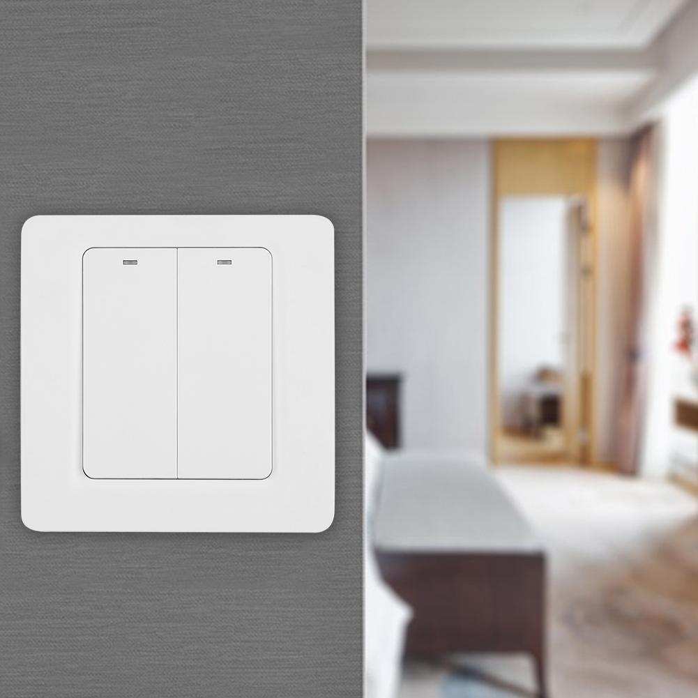 2-Way Wall Switch Panel Support for Alexa / for Google Voice Control   for Tuya Zigbee