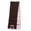 Autumn and winter new women's knitted scarf Korean contrasting color double-sided jacquard niche design sense warm long scarf student