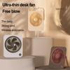 Battery Operated Fan Portable Small Fan 4 Speed Settings Compact Design Detachable Fan Frame Battery Operated Desk Fan