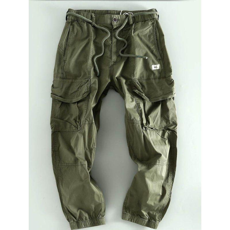 Trade Goods Withdraw from Cupboard Clearance Cut the Tag off Men's Overalls Casual Export US Leak-Picking Cattle Goods Multi-pockets Long Pants