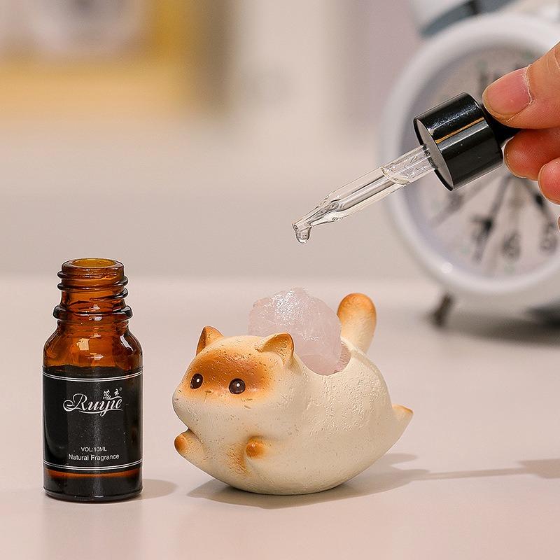 Cat Yo Yo Le Crystal Ornament Home Desk Decoration Gift New Creative Resin Cartoon Cute Gift