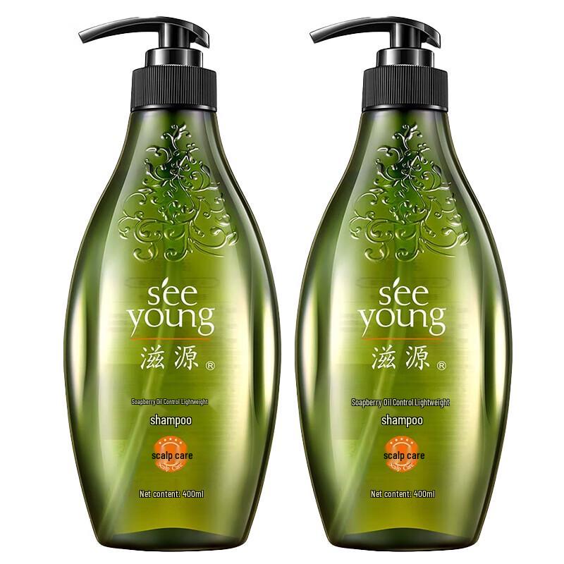 

Ziyuan Sapindus Oil Control & Volumizing Shampoo, 400ml x 2