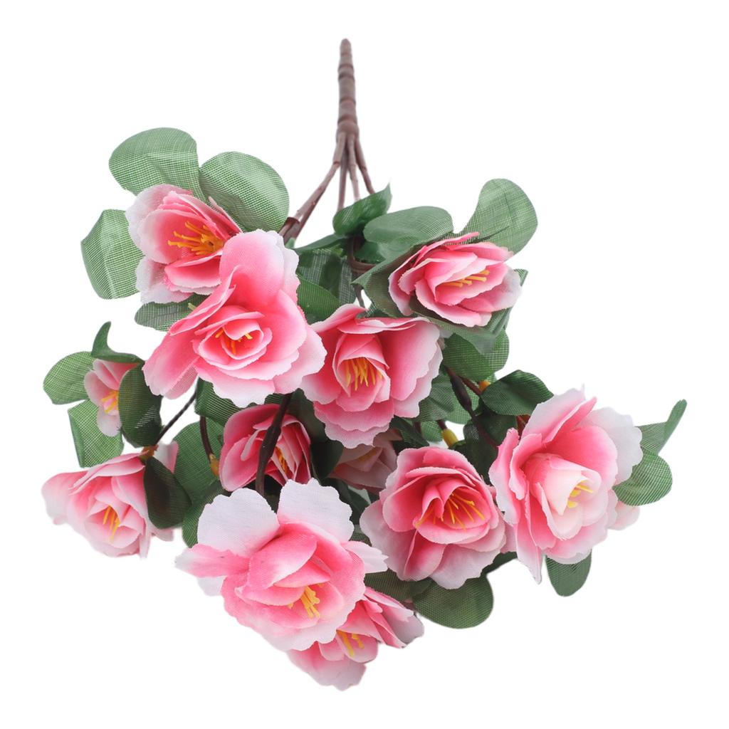 Event Decoration Flowers Azalea Artificial Flowers Event Decorations Versatile Decoration Crafted Details Realistic Appearance