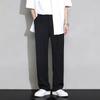 Small Trousers Men's Pants Summer Loose Drape Straight Casual Pants Men's Business Suit Ice Silk Trousers