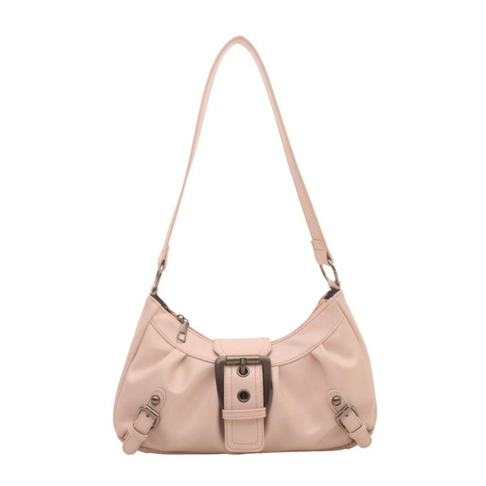 Y2K Retro Rivet Shoulder Bag Pu Leather Motorcycle Bag Punk Crossbody Bags  Girls
