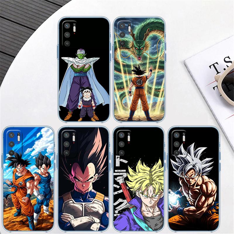 Dragon Ball Goku Transparent Phone Case for Motorola Moto G7 G8 G9 G84 G85 G73 G24 G15 Z2 Play Power Plus
