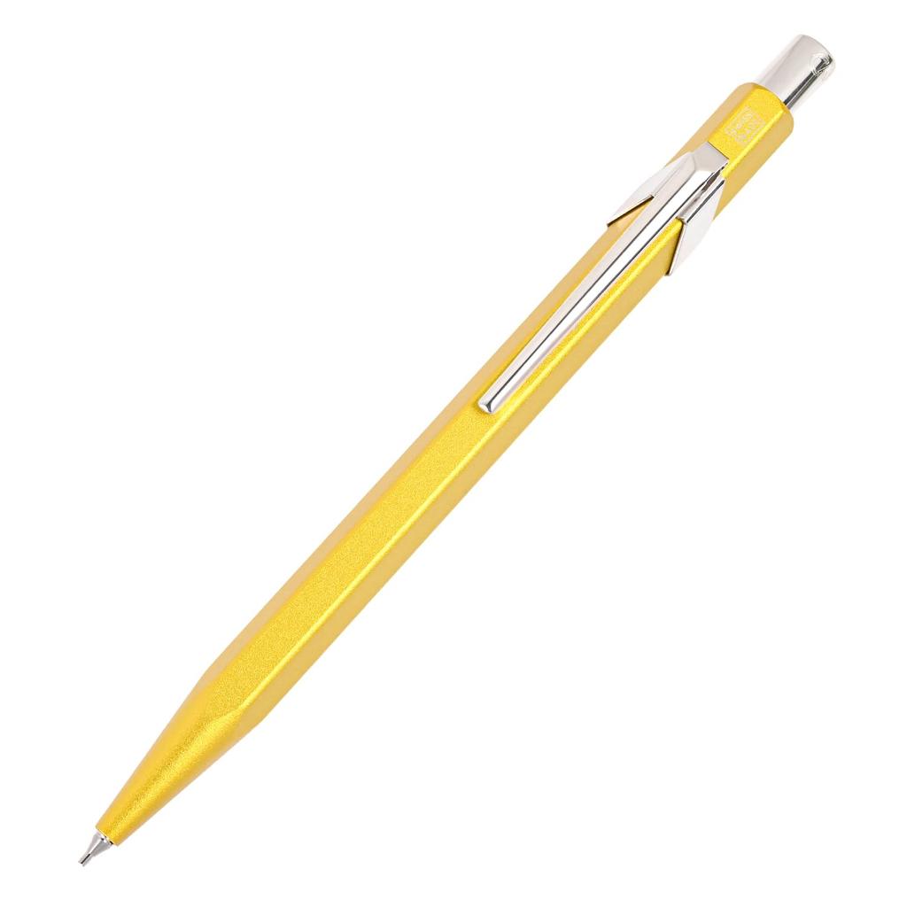 CARAN Mechanical Pencil 849 Colour Matte X Yellow Metal Tin Imported D'ACHE MF0844-743 0.5mm (Genuine Product)