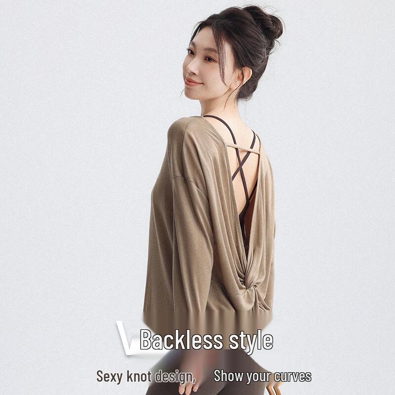 

DRUR Women s Quick-Dry Long Sleeve Yoga & Fitness Apparel L