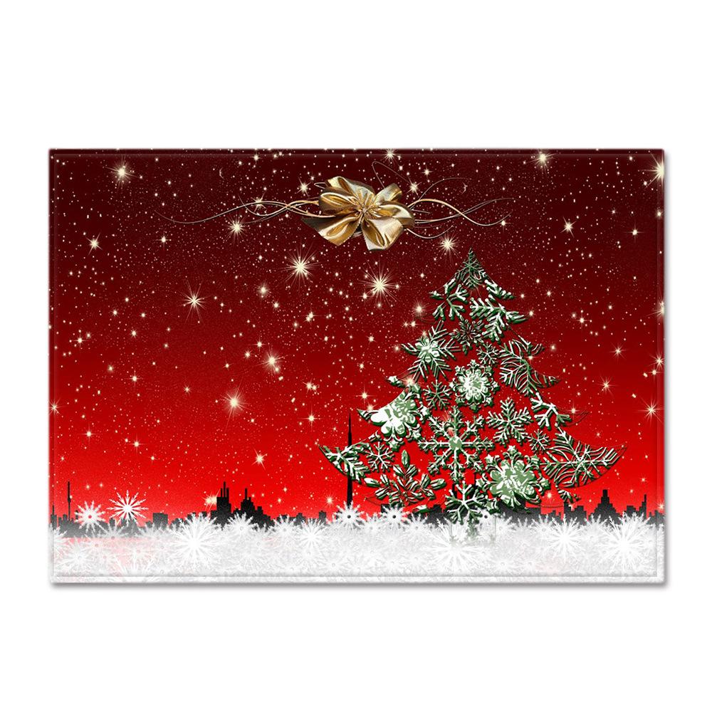 Christmas Living Room Floor Mat Bedroom Dining Room Carpet Carpet Doormat