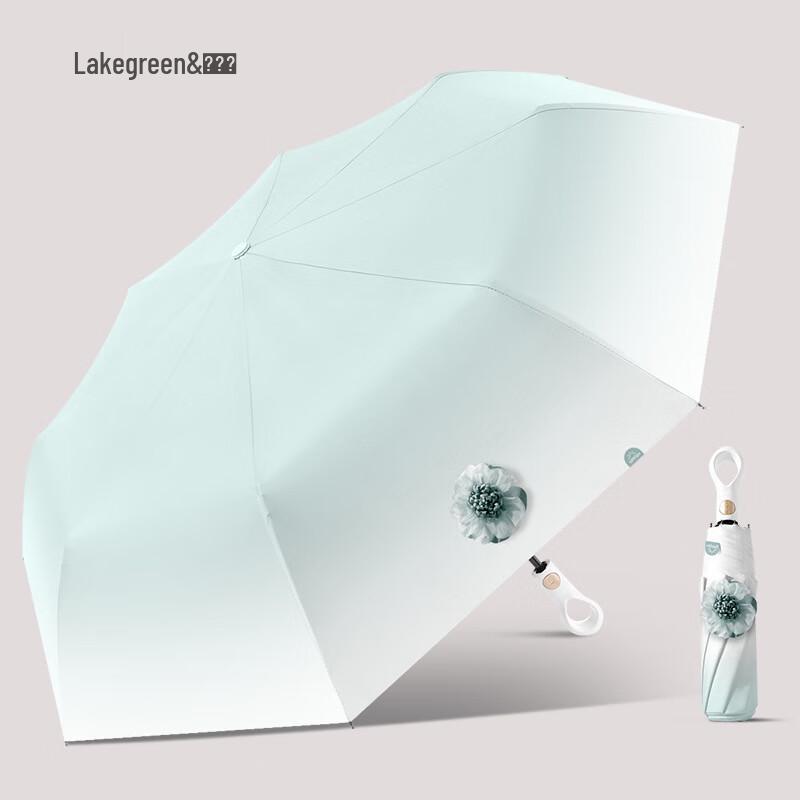 KarLot Gradient Flower Automatic Sun/Rain Umbrella Three-fold