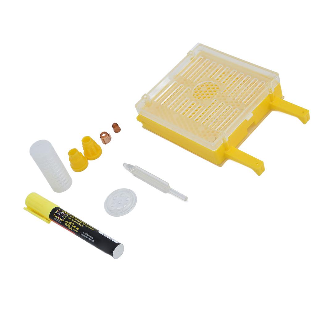 Queen Bee Rearing Grafting Kit Reusable Plastic Bee Cultivating Marking Tool for Beekeeping