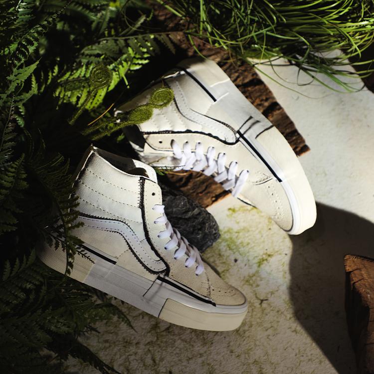 Vans Sk8-Hi Reconstruct - Marshmallow Unisex Sneakers White VN0005UKQJM