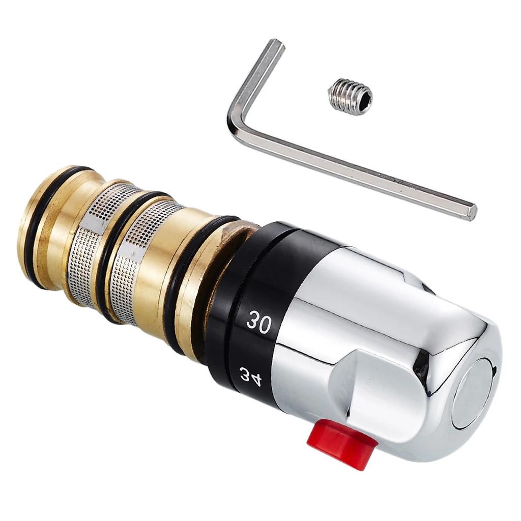 Thermostatic Mixer Valve Repair Kit Temperature Range Valve Handle Water Brass Intelligent Saving Single Lever
