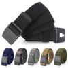 Quick Release Plastic Buckle Waistband Adjustable Weave Waist Band Fashion Canvas Strap