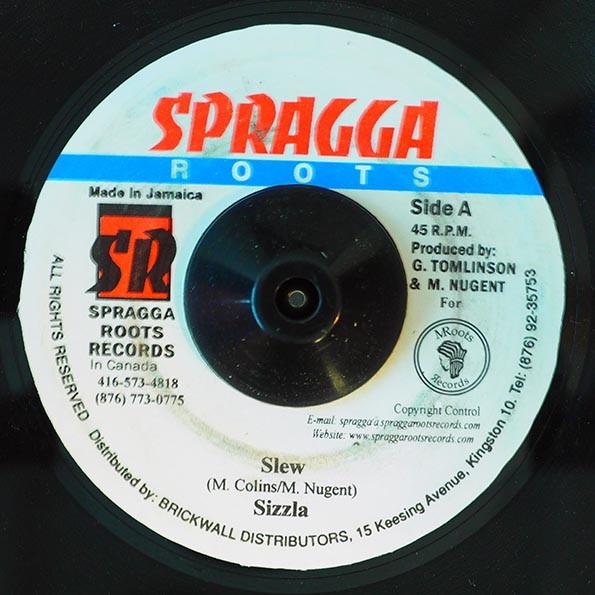 

7inch Record SIZZLA - Slew NONE Spragga Roots Jamaica Reggae, Ska & Dub Used