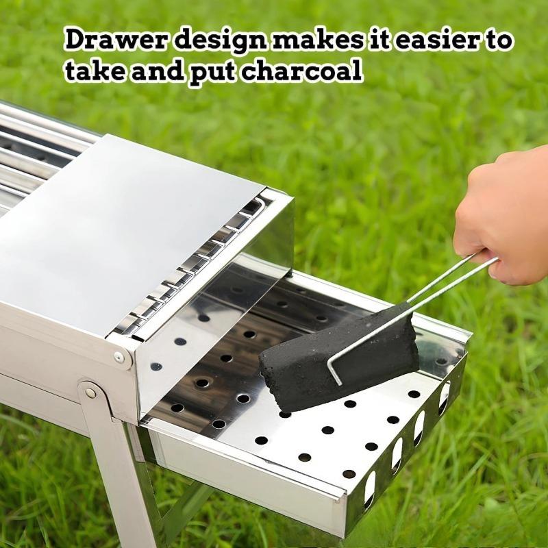 Stainless Steel Portable Folding BBQ Grill Outdoor Cooking Grill for Home Use