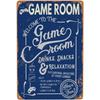Retro Gamer At Work Metal Tin Sign Vintage Wall Art Poster for Game Room Café Garage Club Bar Pubs Iron