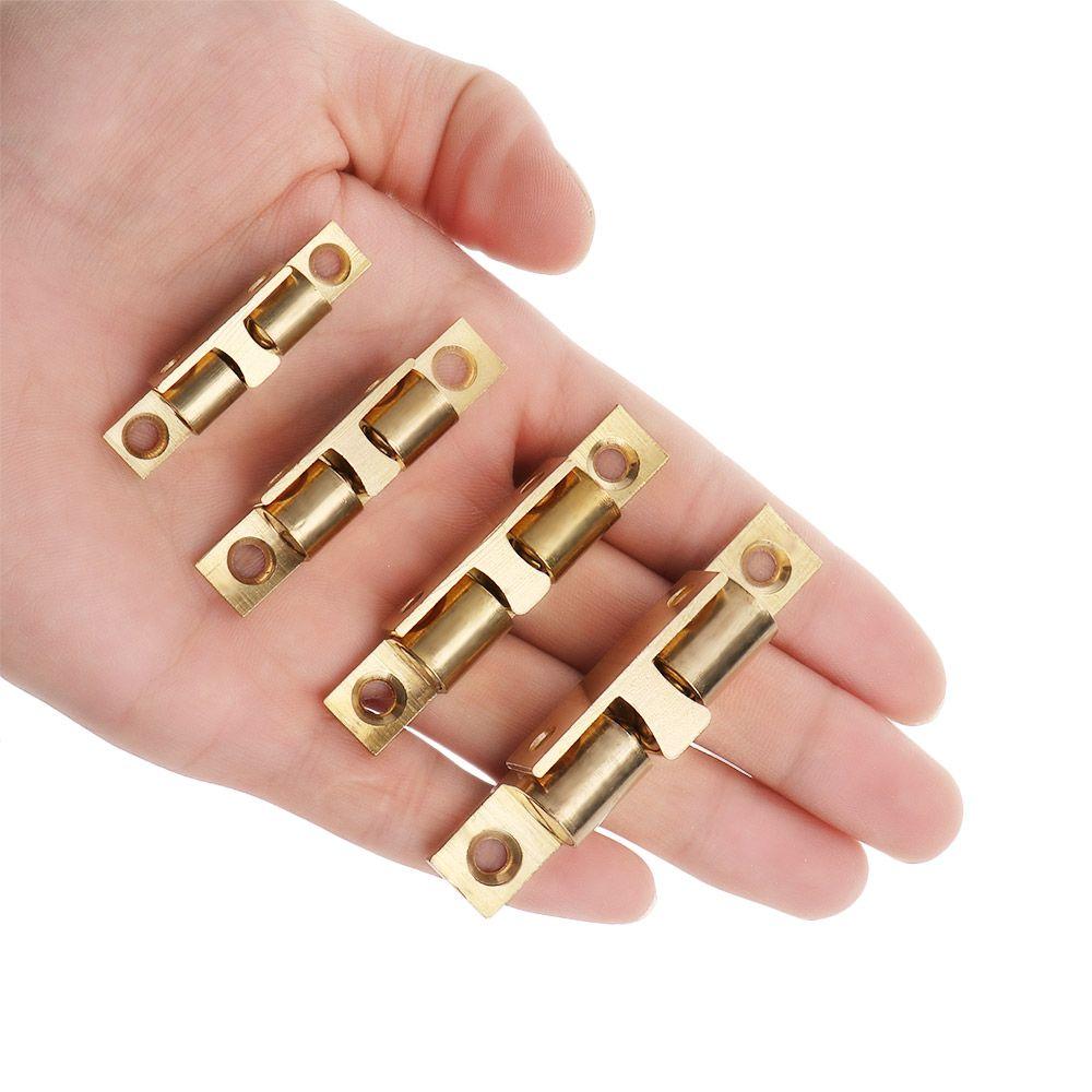 42/50/60/70mm Messing Innen Türschnalle Kleiderschrank Schrank Tür Perlenverschluss Schalter Schließer Fangstück Touch Push Dämpfer Puffer Mit Schrauben