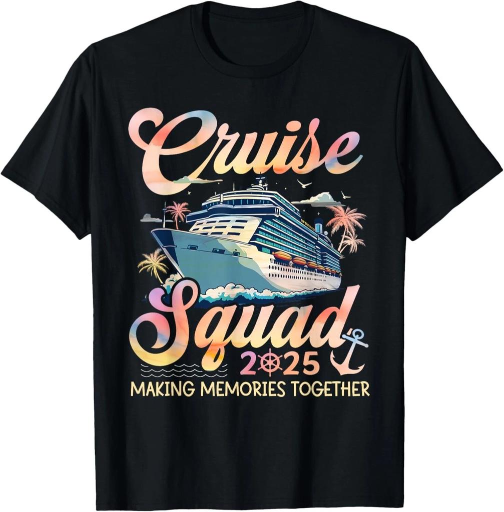 Cruise Squad 2025 Family Group Matching Summer Vacation Gift Unisex T-Shirt