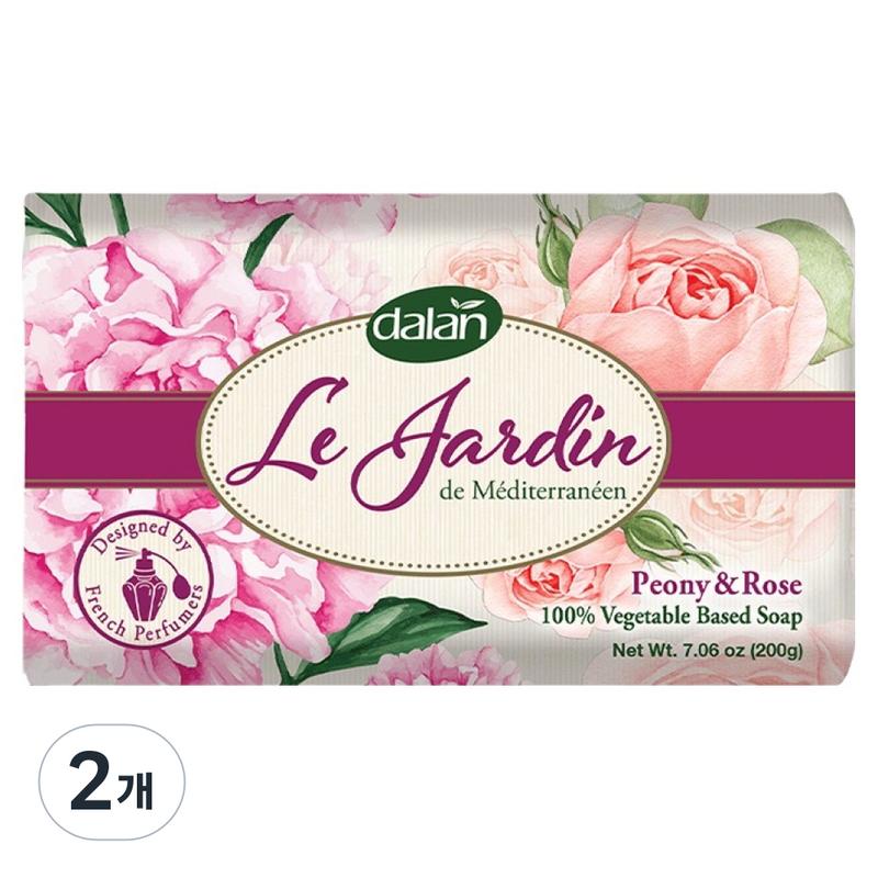 Dalan Le Jardin Peony Rose Soap, 200g, 2 Pcs