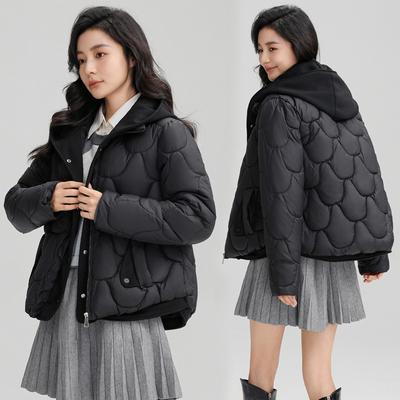 New Winter Short Loose Down Cotton-padded Clothes Hooded Small Jacket Thickened Cotton-padded Jacket Slimming Trendy Cotton-padded Clothes Women