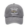Humorous Baseball Cap with Builtin Fifties Text Wash Cotton Adjustable Dad Hat for Daily Outfit Women Men Accessory