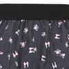 LALAFOX Flower Print Wide Track Pants Nylon Track Pants Charcoal Br2Wp002