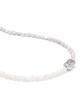 Polalita Half Pearl Milk Mother-Of-Pearl Silver Point Necklace (Plt-Nl-088_Wt)