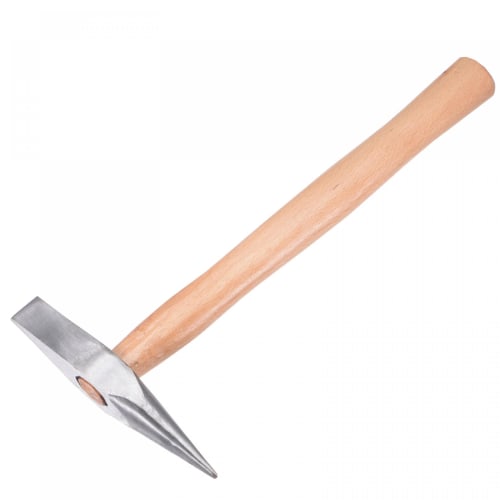 uxcell Electrician's Hammer, 10 oz Welding Chipping Hammer, Steel Tack Hammer with Wooden Handle for Repairs