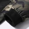 Men S Hooded Camouflage Stitching Casual Sports Plus Size Jacket Outerwear