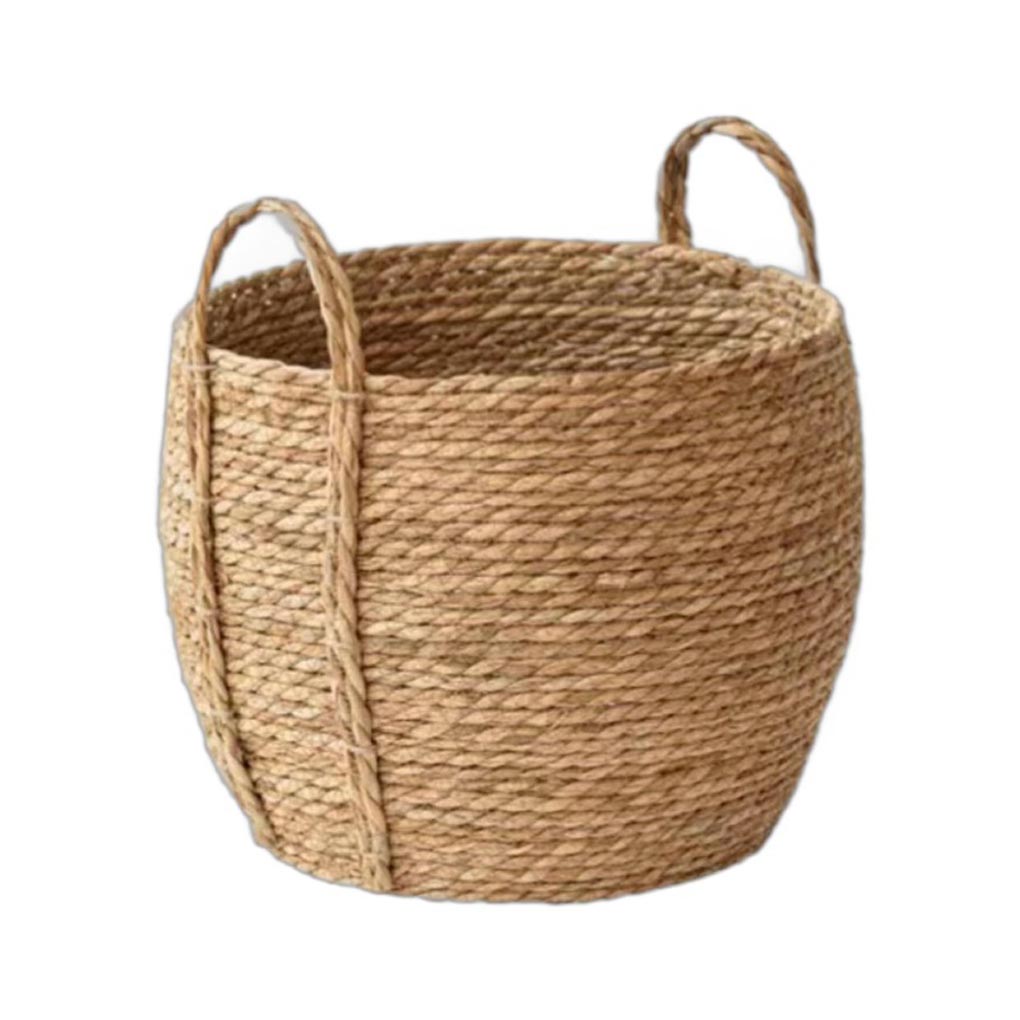 Wicker Plant Pot Natural Grass Flowerpot Cover Basket For Easy Planting And Cleaning Woven Plant Pot