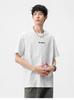 Bamboo Knot Cotton Paint Heavy Weight Hanging Loose Casual Men's Short Sleeved T-shirt