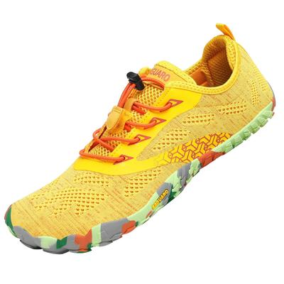 [SAGUARO] Barefoot Running Shoes, Portable Fitness Shoes, Flexible, Ultralight, Breathable, 24.5 Cm, Yellow