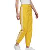 Adidas Striped Print Solid Color Slim Fit High Waist Joggers Women Bottoms Orange GF0266